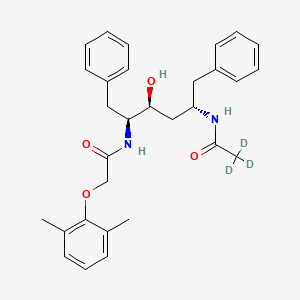 N2-Des(L-valinyl) N2-acetyl Lopinavir-d3