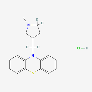 molecular formula C18H21ClN2S B15144410 Methdilazine-d4 (hydrochloride) 