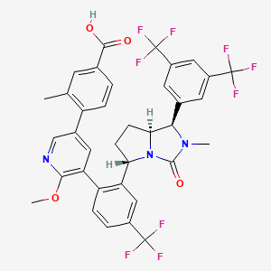 molecular formula C36H28F9N3O4 B15144440 Cetp-IN-4 