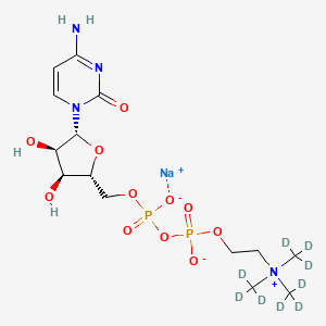 molecular formula C14H25N4NaO11P2 B15144450 Citicoline-d9 (sodium) 