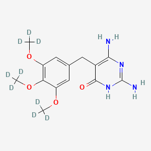 molecular formula C14H18N4O4 B15144458 4-Hydroxy Trimethoprim-d9 