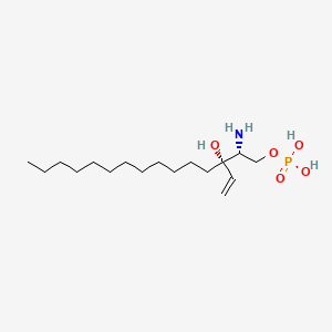 [(2R,3S)-2-amino-3-ethenyl-3-hydroxypentadecyl] dihydrogen phosphate