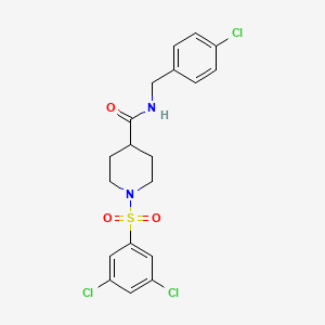 molecular formula C19H19Cl3N2O3S B15144512 Slc13A5-IN-1 