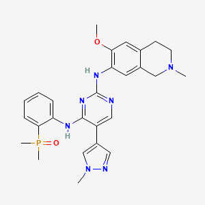 molecular formula C27H32N7O2P B15144517 Hpk1-IN-19 