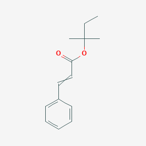 molecular formula C14H18O2 B1514454 2-Methylbutan-2-yl 3-phenylprop-2-enoate CAS No. 88539-04-2