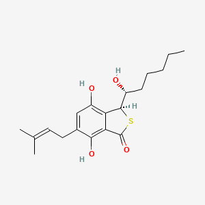 molecular formula C19H26O4S B15144549 Asperglaucin A 