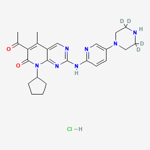 molecular formula C24H30ClN7O2 B15144607 Palbociclib-d4 (hydrochloride) 