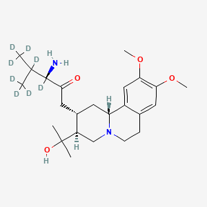 molecular formula C24H38N2O4 B15144634 2-Hydroxy Valbenazine-d8 