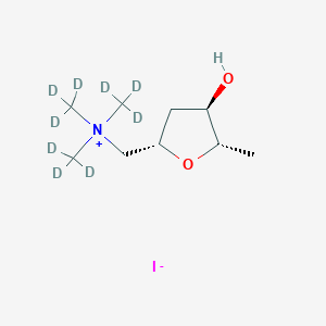 molecular formula C9H20INO2 B15144657 (+)-Muscarine-d9 Iodide 