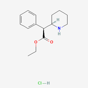 molecular formula C15H22ClNO2 B1514466 rac-erythro-Ethylphenidate Hydrochloride CAS No. 1246815-21-3
