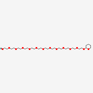 molecular formula C29H58O14 B15144660 THP-PEG12-alcohol 