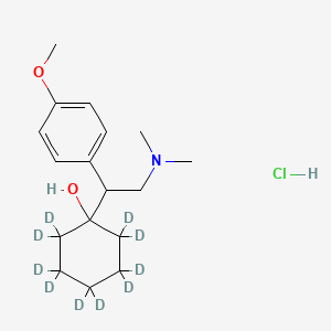 molecular formula C17H28ClNO2 B15144661 Venlafaxine-d10 (hydrochloride) 