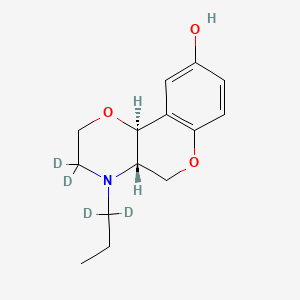 (4aS,10bS)-3,3-dideuterio-4-(1,1-dideuteriopropyl)-2,4a,5,10b-tetrahydrochromeno[4,3-b][1,4]oxazin-9-ol