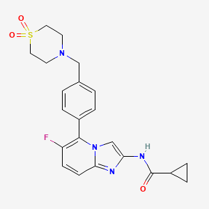 molecular formula C22H23FN4O3S B15144709 Jak-IN-15 