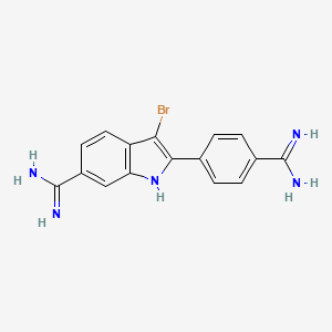 molecular formula C16H14BrN5 B15144724 Br-DAPI 