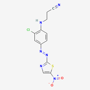 3-[2-Chloro-4-(5-nitrothiazol-2-ylazo)anilino]propiononitrile