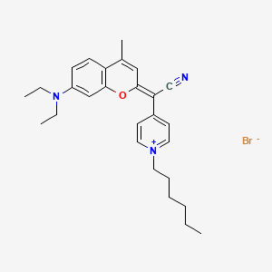 molecular formula C27H34BrN3O B15144747 Anticancer agent 17 