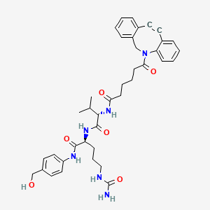 molecular formula C39H46N6O6 B15144749 DBCO-Val-Cit-PABC-OH 