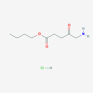 molecular formula C9H18ClNO3 B1514475 5-Amino-4-oxopentanoic acid butyl ester hydrochloride CAS No. 393803-89-9