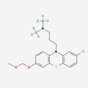 molecular formula C19H23ClN2O2S B15144754 SZTYZVNOORGUPE-UHFFFAOYSA-N-d6 