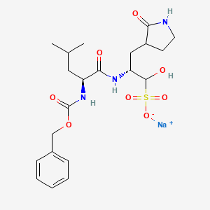 molecular formula C21H30N3NaO8S B15144785 (2R,|AS)-GC376 