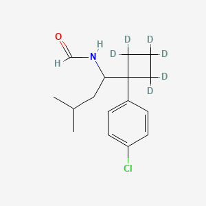 N-Formyl N,N-Didesmethyl Sibutramine-d6