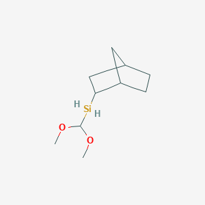 molecular formula C10H20O2Si B1514483 Silane, bicyclo[2.2.1]hept-2-yldimethoxymethyl- 