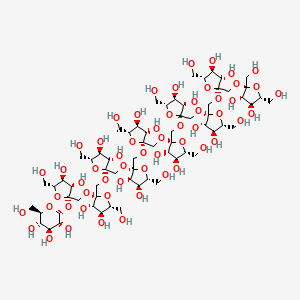 molecular formula C66H112O56 B15144847 Fruf(b2-1)Fruf(b2-1)Fruf(b2-1)Fruf(b2-1)Fruf(b2-1)Fruf(b2-1)Fruf(b2-1)Fruf(b2-1)Fruf(b2-1)Fruf(b2-1a)Glc 