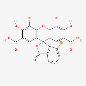 molecular formula C22H9Br3O9 B1514486 Solvent Orange 17 CAS No. 33014-42-5