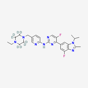 molecular formula C27H32F2N8 B15144907 Abemaciclib-d8 