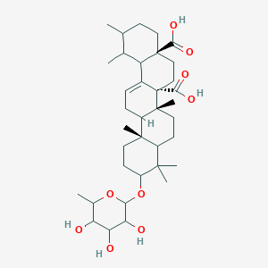 molecular formula C36H56O9 B15144916 alpha-L-Rhamnoquinovic acid 