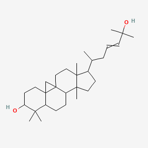 (1S,3R,6S,8R,11S,12S,15R,16R)-15-[(E,2R)-6-hydroxy-6-methylhept-4-en-2-yl]-7,7,12,16-tetramethylpentacyclo[9.7.0.0^{1,3.0^{3,8.0^{12,16]octadecan-6-ol