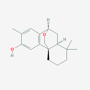 (1R,8R,10S)-5,11,11-trimethyl-16-oxatetracyclo[6.6.2.01,10.02,7]hexadeca-2(7),3,5-trien-4-ol