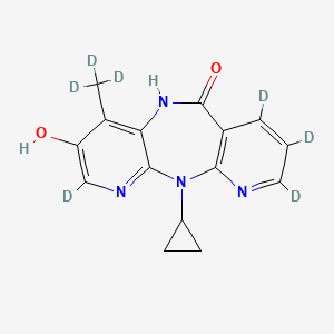 molecular formula C15H14N4O2 B15144959 3-Hydroxy Nevirapine-d7 