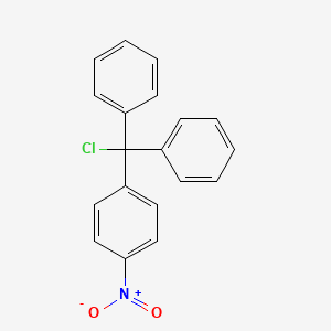 Benzene, 1-(chlorodiphenylmethyl)-4-nitro-