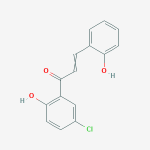 molecular formula C15H11ClO3 B1514499 1-(5-Chloro-2-hydroxyphenyl)-3-(2-hydroxyphenyl)prop-2-en-1-one CAS No. 6077-18-5