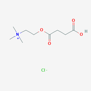 molecular formula C9H18ClNO4 B151450 琥珀酰胆碱氯化物 CAS No. 5297-17-6