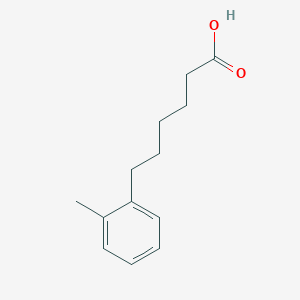 molecular formula C13H18O2 B1514500 6-(2-Methylphenyl)hexanoic acid CAS No. 62315-33-7