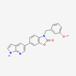 molecular formula C22H17N3O3 B15145013 Tnik-IN-5 