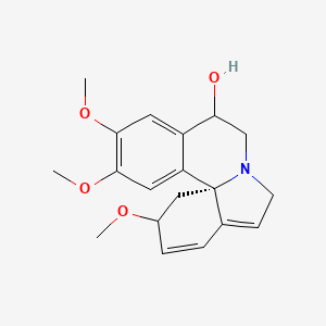 molecular formula C19H23NO4 B15145046 (+)-Erythrartine; 11-Hydroxyerysotrine 