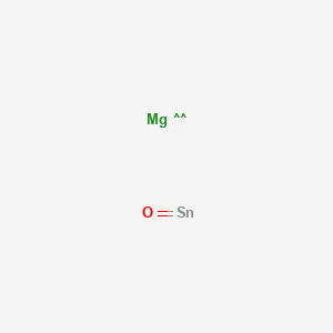 molecular formula MgOSn B1514505 Magnesium tin oxide CAS No. 39467-03-3