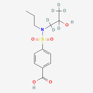 molecular formula C13H19NO5S B15145077 2-Hydroxy Probenecid-d6 