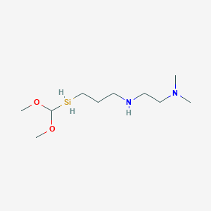 molecular formula C10H26N2O2Si B1514509 1,2-Ethanediamine, N'-[3-(dimethoxymethylsilyl)propyl]-N,N-dimethyl- 