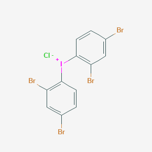 molecular formula C12H6Br4ClI B1514510 Bis(2,4-dibromophenyl)iodanium chloride CAS No. 189084-55-7