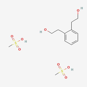 molecular formula C12H22O8S2 B1514511 1,2-Benzenediethanol, dimethanesulfonate CAS No. 130800-04-3