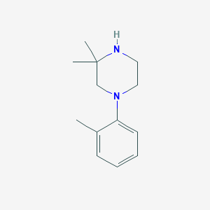 3,3-Dimethyl-1-(2-methylphenyl)piperazine