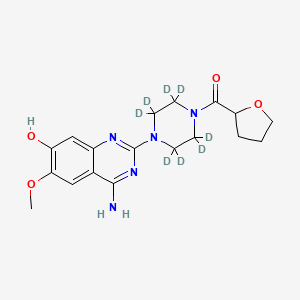 molecular formula C18H23N5O4 B15145118 Terazosin Impurity H-d8 