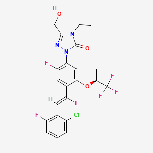 molecular formula C22H18ClF6N3O3 B15145146 Dhodh-IN-19 