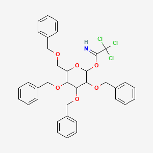 3,4,5-Tris(benzyloxy)-6-[(benzyloxy)methyl]oxan-2-yl 2,2,2-trichloroethanimidate