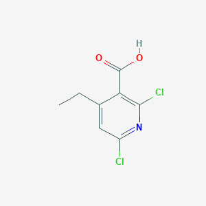 molecular formula C8H7Cl2NO2 B1514516 2,6-Dichloro-4-ethylnicotinic acid CAS No. 62774-91-8